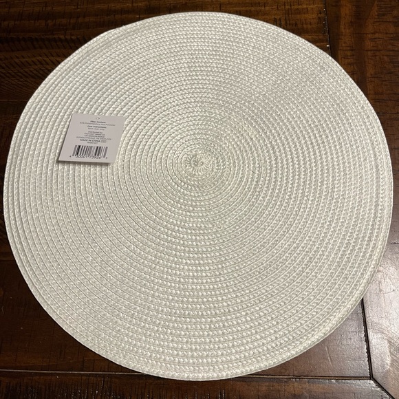 Kitchen Round White Placemat Set Of 4 Poshmark